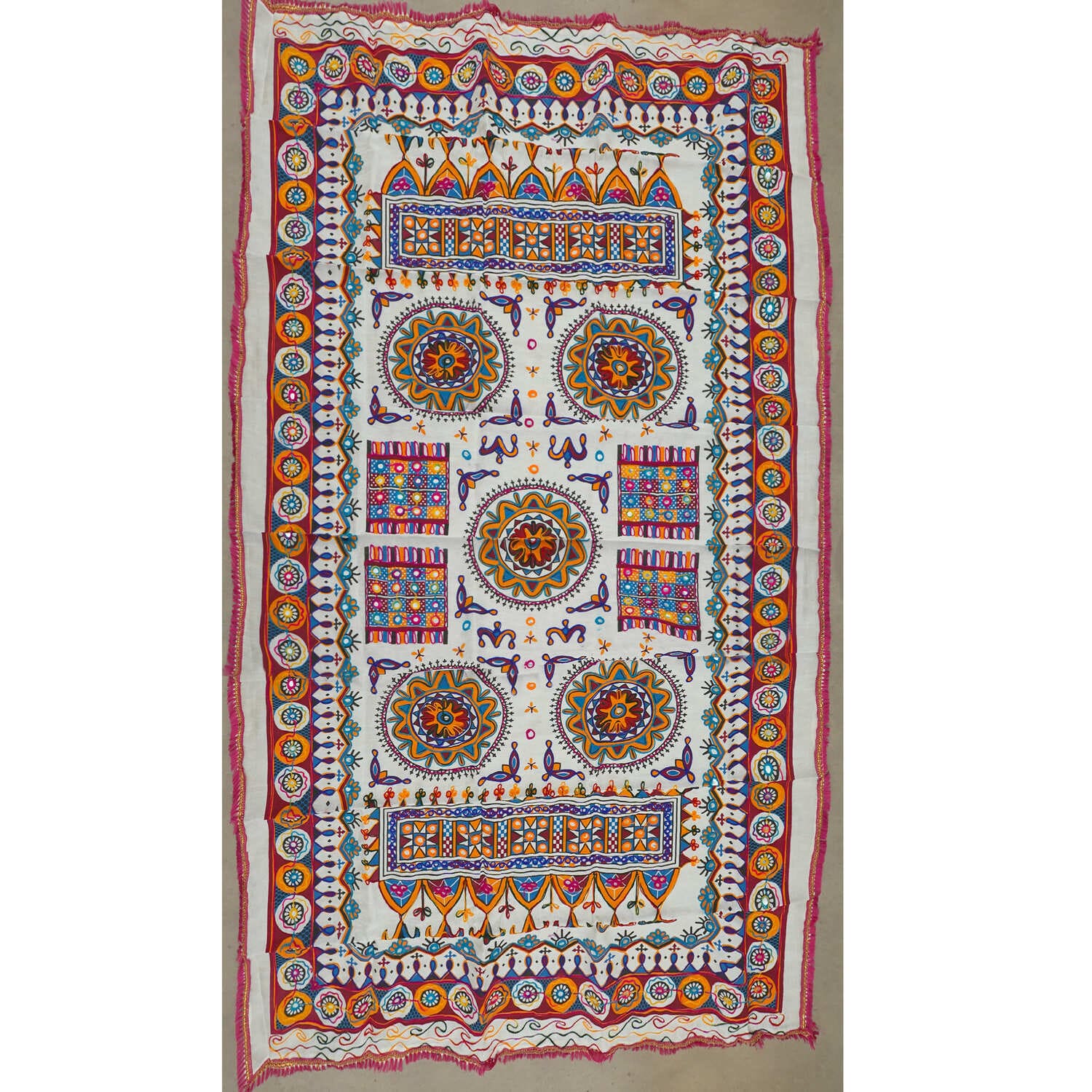 women handicraft dupatta with handicraft design #2003