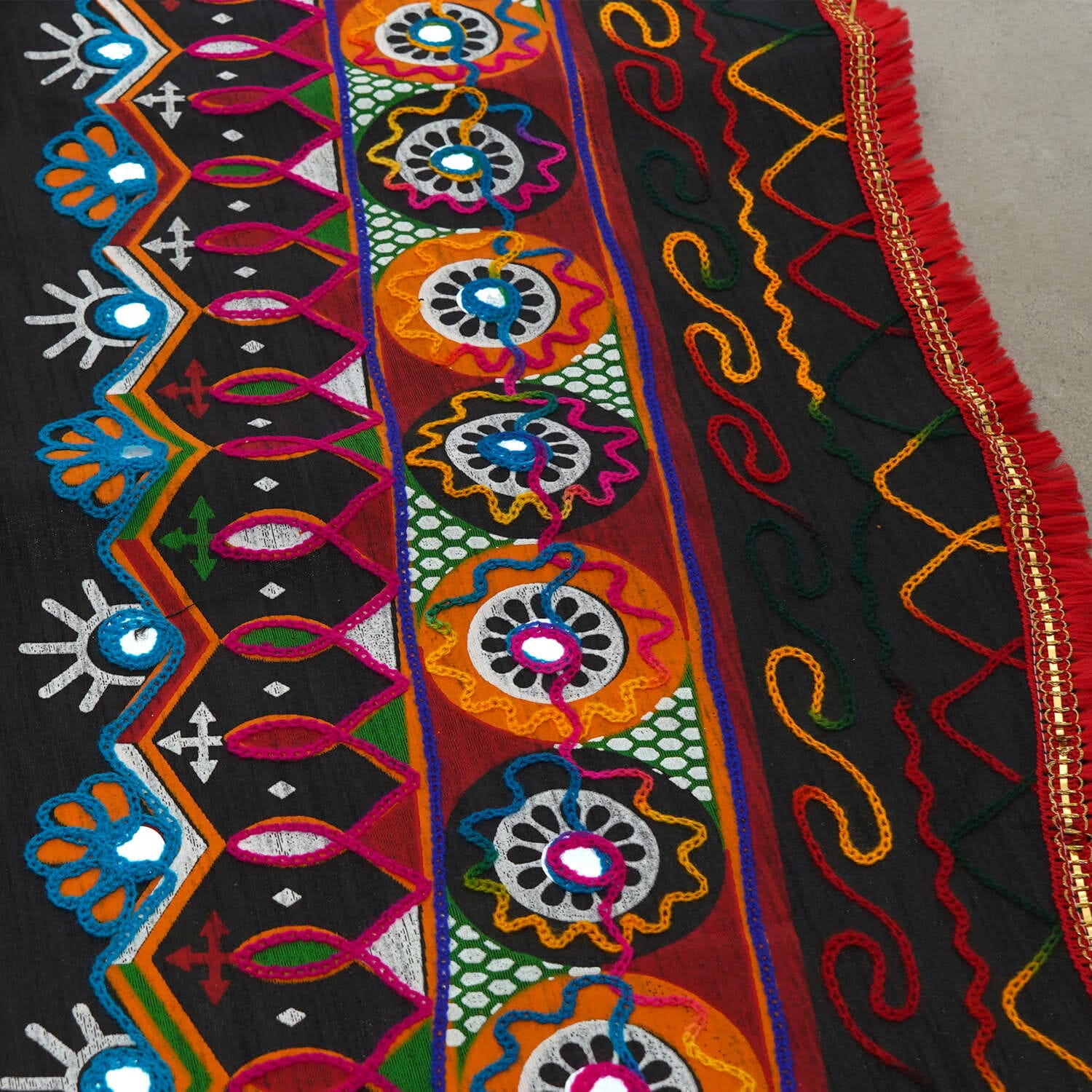 women handicraft dupatta with handicraft design #2001