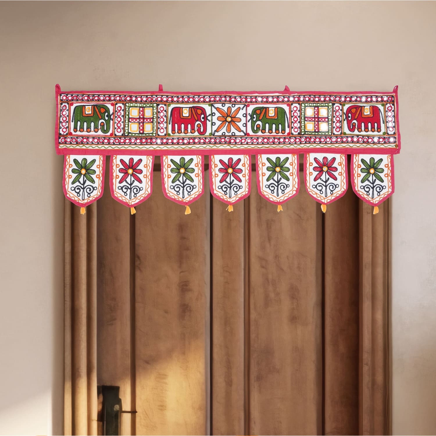 door hanging beautiful handicraft toran