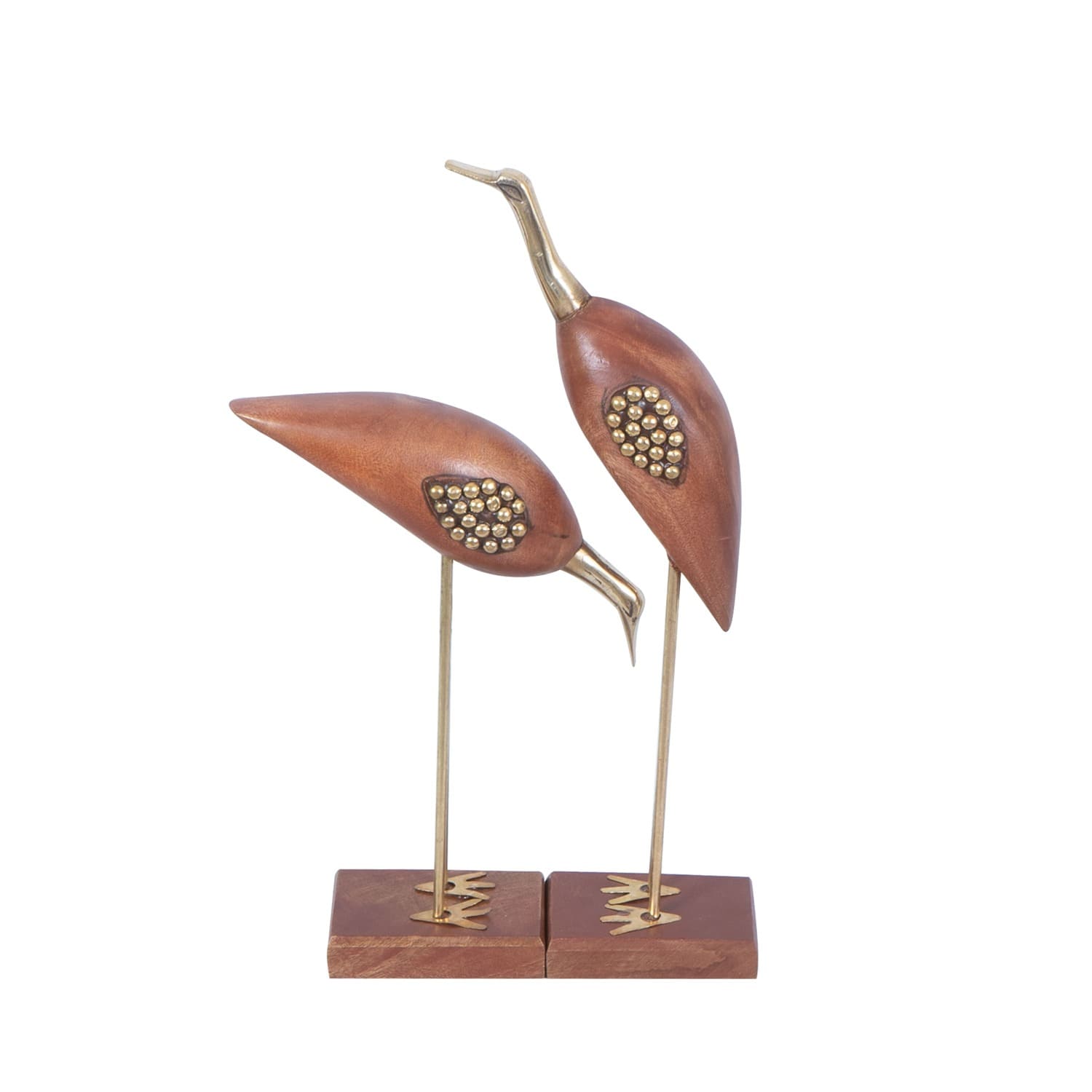 Beautiful Hans Pair Wooden Handicraft Antique Design Item for Home Decoration/love birds