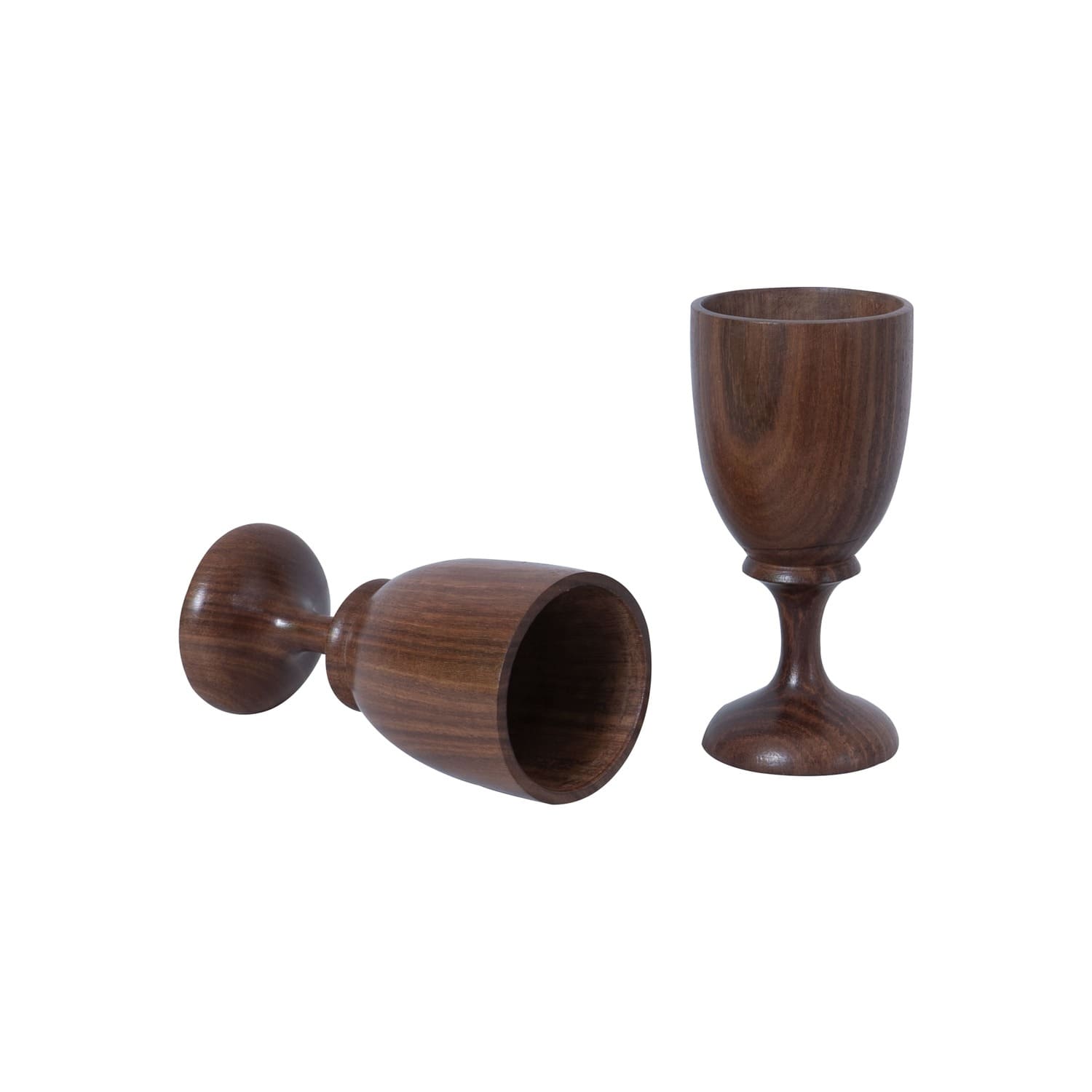 Handmade Sheesham 200ml Wooden Wine Glass Tableware Wine Dining Glasses Bar Drinkware