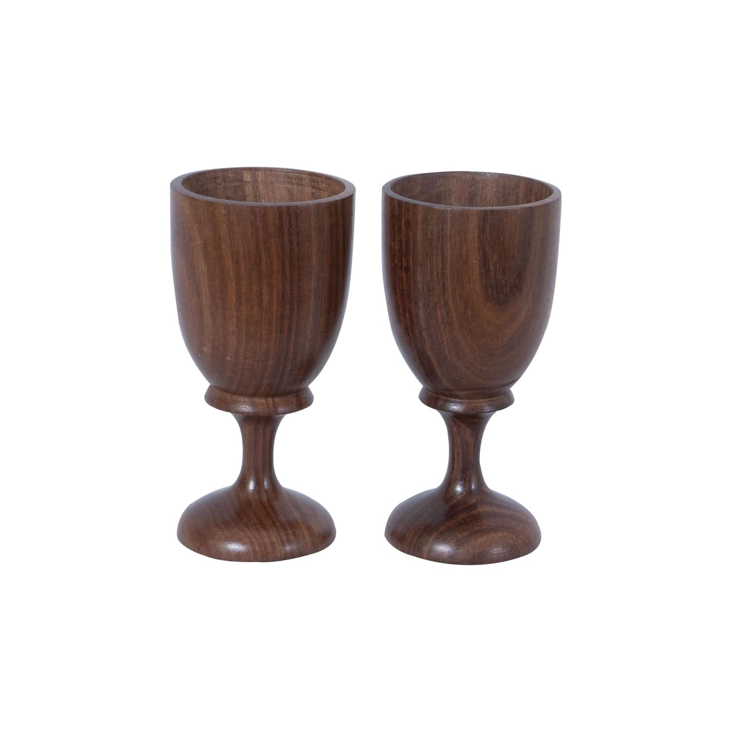 Handmade Sheesham 200ml Wooden Wine Glass Tableware Wine Dining Glasses Bar Drinkware